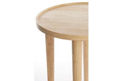 Light & Living Bijzettafel Ø45x45 Cm QIANO Mango Hout Naturel