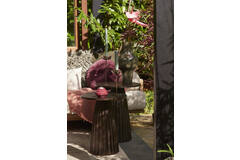 Light & Living Bijzettafel Ø45x56 Cm VEGLIA Mat Donker Bruin