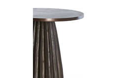 Light & Living Bijzettafel Ø45x56 Cm VEGLIA Mat Donker Bruin