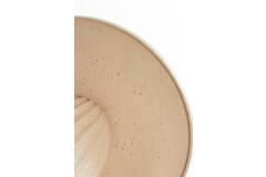 Light & Living Bijzettafel Ø45x56 Cm VEGLIA Mat Zand+licht Bruin Gespikkeld
