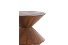 Light & Living Bijzettafel Ø45x60 Cm LARUS Mango Hout Bruin
