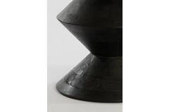 Light & Living Bijzettafel Ø45x60 Cm LARUS Mango Hout Mat Zwart