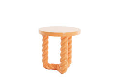 light & living Bijzettafel Ø46x46 cm VALLEJO glans oranje