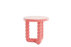 Light & Living Bijzettafel Ø46x46 Cm VALLEJO Glans Roze