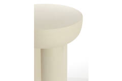 Light & Living Bijzettafel Ø46x50 Cm MIKOLA Mat Crème