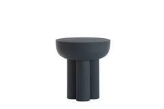 Light & Living Bijzettafel Ø46x50 Cm MIKOLA Mat Donker Blauw