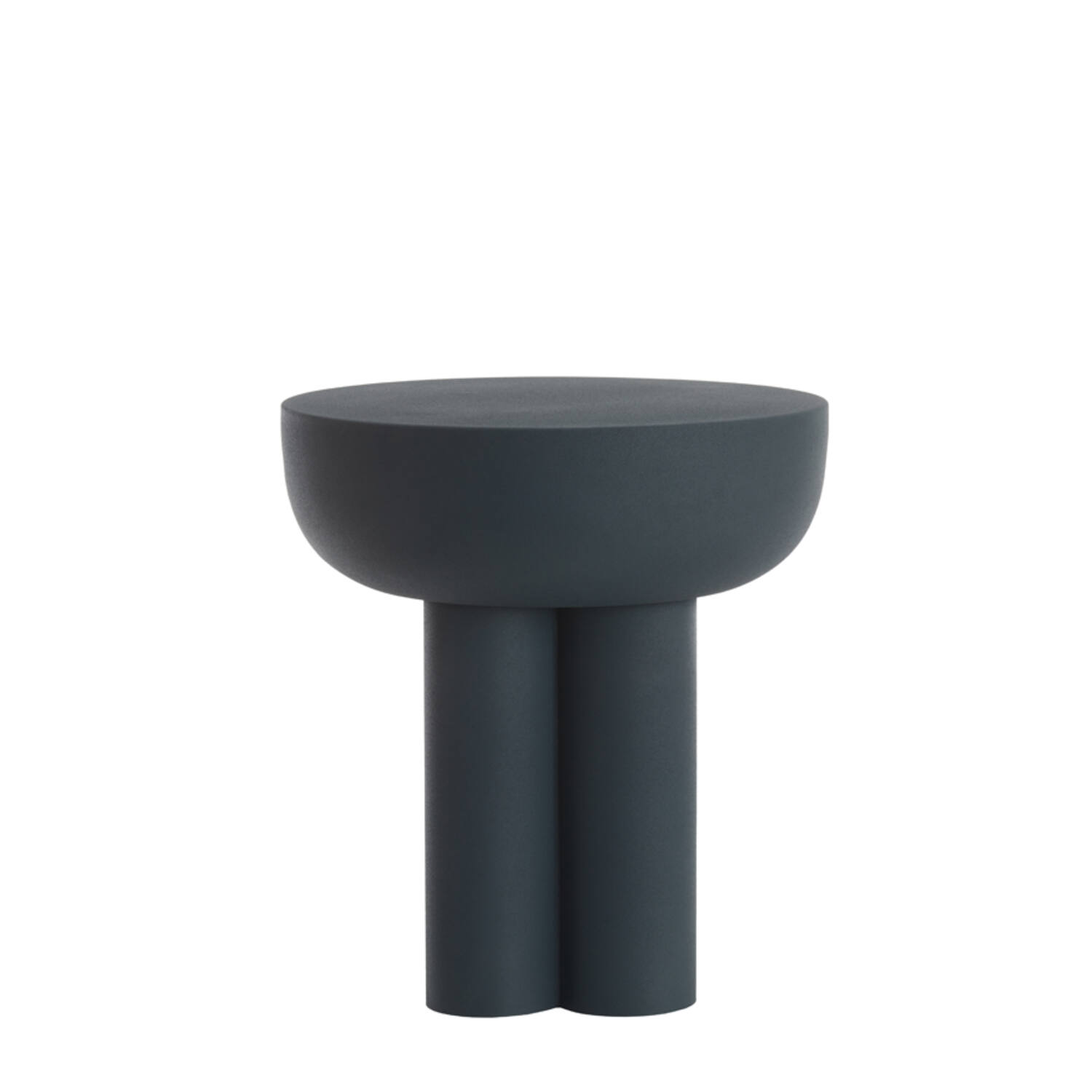 light & living Bijzettafel Ø46x50 cm MIKOLA mat donker blauw