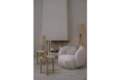 light & living Bijzettafel Ø49x49 cm QIANO mango hout naturel