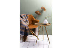 Light & Living Bijzettafel Ø51x60 Cm ENVIRA Antiek Goud