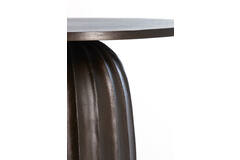 Light & Living Bijzettafel Ø60x38 Cm VEGLIA Mat Donker Bruin