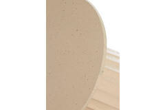 Light & Living Bijzettafel Ø60x38 Cm VEGLIA Mat Zand+licht Bruin Gespikkeld