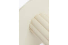 Light & Living Bijzettafel Ø70 5x54 Cm ROSARIO Spiegel Helder+crème