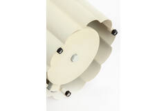 Light & Living Bijzettafel Ø70 5x54 Cm ROSARIO Spiegel Helder+crème