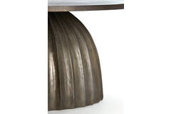 Light & Living Bijzettafel Ø70x33 5 Cm VEGLIA Mat Donker Bruin