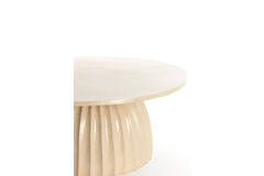 Light & Living Bijzettafel Ø70x33 5 Cm VEGLIA Mat Zand+licht Brn Gespikkeld