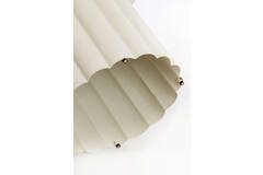 Light & Living Bijzettafel Ø91 5x75 Cm ROSARIO Spiegel Helder+crème