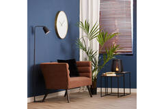 Light & Living Bijzettafel S/2 40x40x45+44 5x44 5x50 5 Cm BANOS Ant. Brons