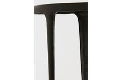 Light & Living Bijzettafel S/2 55x25 5x44+70x33x53 Cm ARICA Mat Zwart