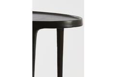 Light & Living Bijzettafel S/2 55x25 5x44+70x33x53 Cm ARICA Mat Zwart