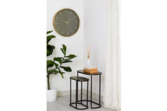 Light & Living Bijzettafel S/2 Max 53x26x53 Cm BOCOV Antiek Brons-zwart