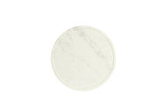 Light & Living Bijzettafel S/2 Max Ø43x53 Cm PRATO Marmer Wit+antiek Brons