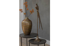 Light & Living Bijzettafel S/2 Ø40x45+Ø49x50 5 Cm TALCA Ruw Lood Antiek