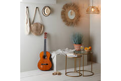 Light & Living Bijzettafel S/2 Ø40x45+Ø50x52 Cm DUARTE Glas-goud