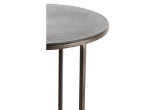 Light & Living Bijzettafel S/2 Ø41x46+Ø49x52 Cm TALCA Donker Bruin