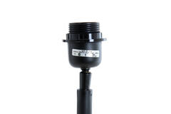 light & living Bijzettafel+vloerlamp Ø40x135 cm TOLFA hout naturel+m zwart