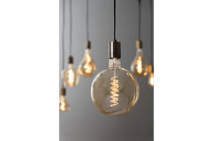 Light & Living Deco LED Globe Ø20x28 Cm LIGHT 4W Amber E27 Dimbaar