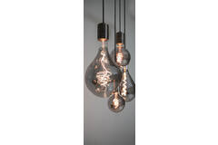 Light & Living Deco LED Globe Ø9 5x14 Cm LIGHT 4W Smoke E27 Dimbaar