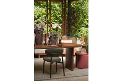 Light & Living Eetkamerstoel 54x52x76 Cm ENIOLA Groen+zwart