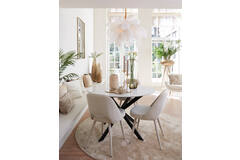 Light & Living Eetkamerstoel 57x51x84 Cm DJESLIN Beige