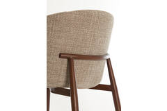 Light & Living Eetkamerstoel 57x56x74 Cm ALUKO Licht Bruin+bruin