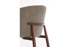 Light & Living Eetkamerstoel 57x56x74 Cm ALUKO Zwart-licht Bruin+bruin