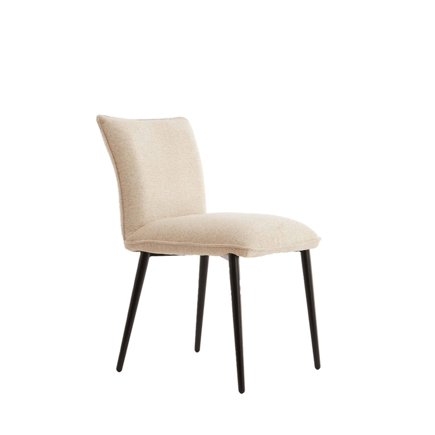 light & living Eetkamerstoel 58x48x85 cm VADENI crème+zwart