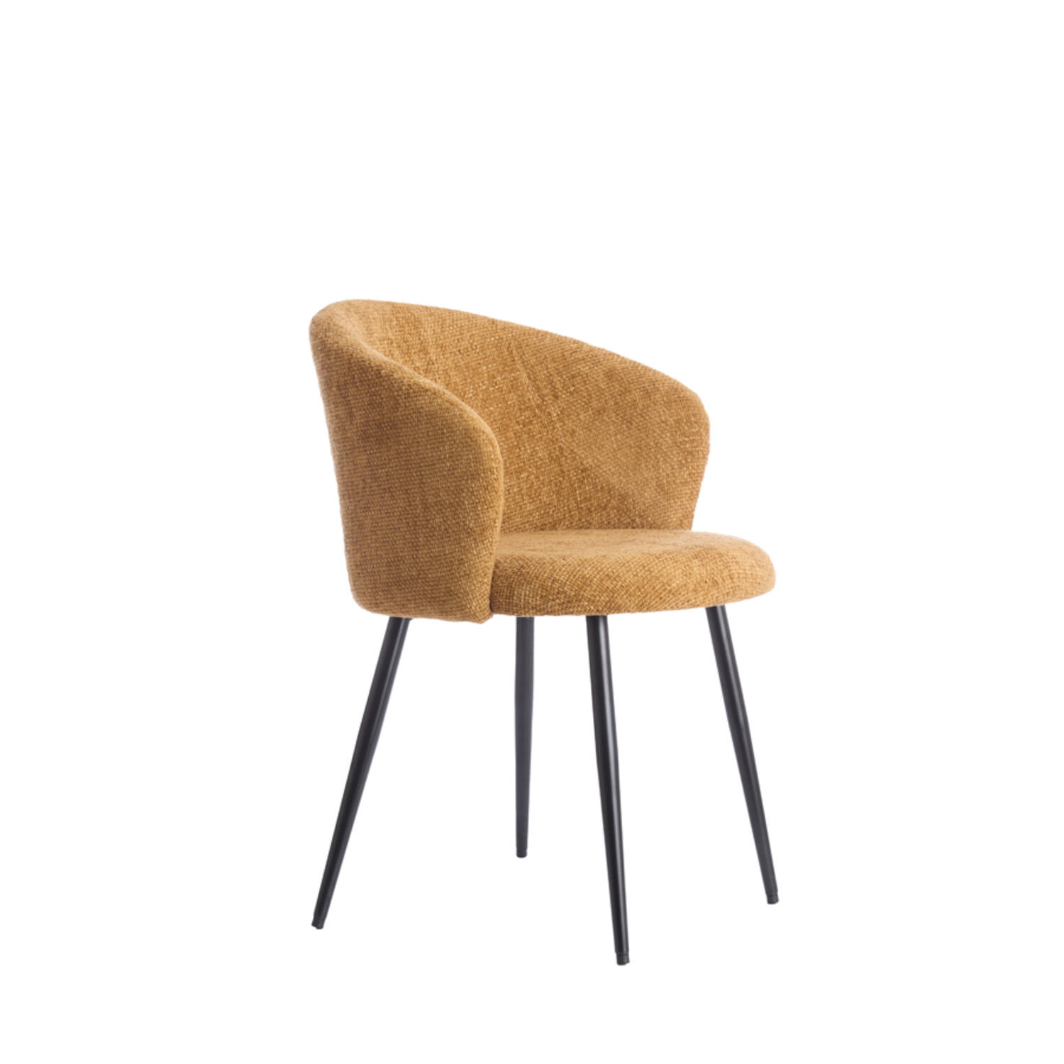 light & living Eetkamerstoel 58x58x78 cm RADAJA okergeel+zwart