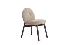 Light & Living Eetkamerstoel 59x50x83 Cm SINOSA Bruin-crème+hout Dnkr Bruin