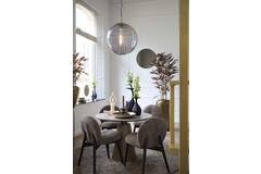 Light & Living Eetkamerstoel 59x50x83 Cm SINOSA Licht Bruin+hout Dnkr Bruin