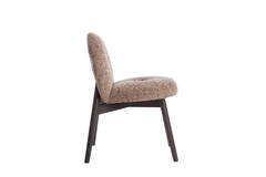 Light & Living Eetkamerstoel 59x50x83 Cm SINOSA Licht Bruin+hout Dnkr Bruin