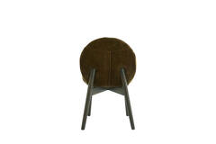 Light & Living Eetkamerstoel 59x50x83 Cm SINOSA Velvet Olijf Grn+hout D Brn