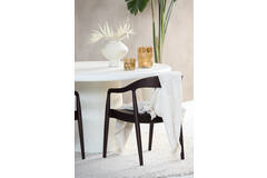 Light & Living Eetkamerstoel 60x58x83 Cm PALOS Hout Donker Bruin