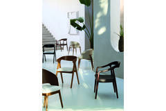 Light & Living Eetkamerstoel 60x58x83 Cm PALOS Hout Roodbruin