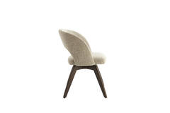 Light & Living Eetkamerstoel 60x59x78 Cm FLEN Hout Donker Bruin+crème-bruin