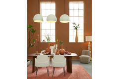 Light & Living Eetkamerstoel 62x59x86 Cm CHIBA Crème+zwart