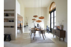 Light & Living Eettafel 220x100x76 Cm QUENZA Acacia Hout Bruin