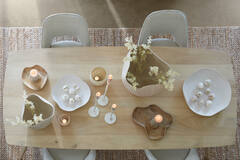 Light & Living Eettafel 220x100x76 Cm QUENZA Mango Hout Naturel