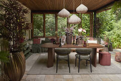 Light & Living Eettafel 240x100x76 Cm AYMARA Hout Donker Bruin