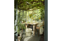 Light & Living Eettafel 85x85x78 Cm QUENZA Mango Hout Naturel