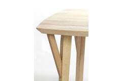 Light & Living Eettafel 85x85x78 Cm QUENZA Mango Hout Naturel